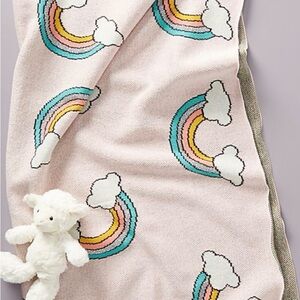 Anthropologie Rainbow Blanket
